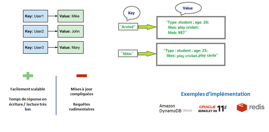 Base NoSQL entrepôt clé-valeur